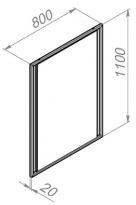 Зеркало ТЭКТУМ 800 