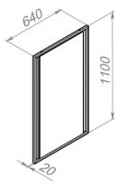 Зеркало ТЭКТУМ СЛИМ 