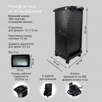 Тележка парикмахерская T 18 (черная) 