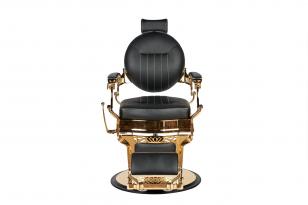 Барбер кресло CAESAR Gold Black VIP01. АКЦИЯ! 