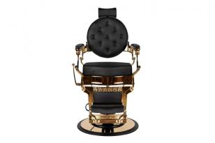 Барбер кресло BUZZ Gold Black VIP02. АКЦИЯ! 
