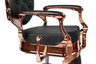 Барбер кресло BUZZ Rose Black VIP02. АКЦИЯ! 