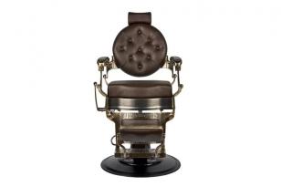 Барбер кресло BUZZ Bronze Brown VIP02 