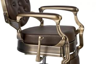 Барбер кресло BUZZ Bronze Brown VIP02 