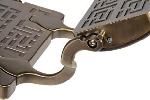 Барбер кресло BUZZ Bronze Brown VIP02 