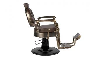 Барбер кресло BUZZ Bronze Brown VIP02 