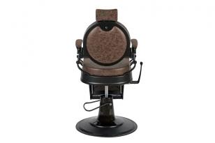 Барбер кресло BUZZ Black Brown VIP02 