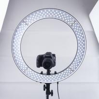 Кольцевая лампа OKIRA LED RING FS 480 (корпус черный, розовый, белый) 